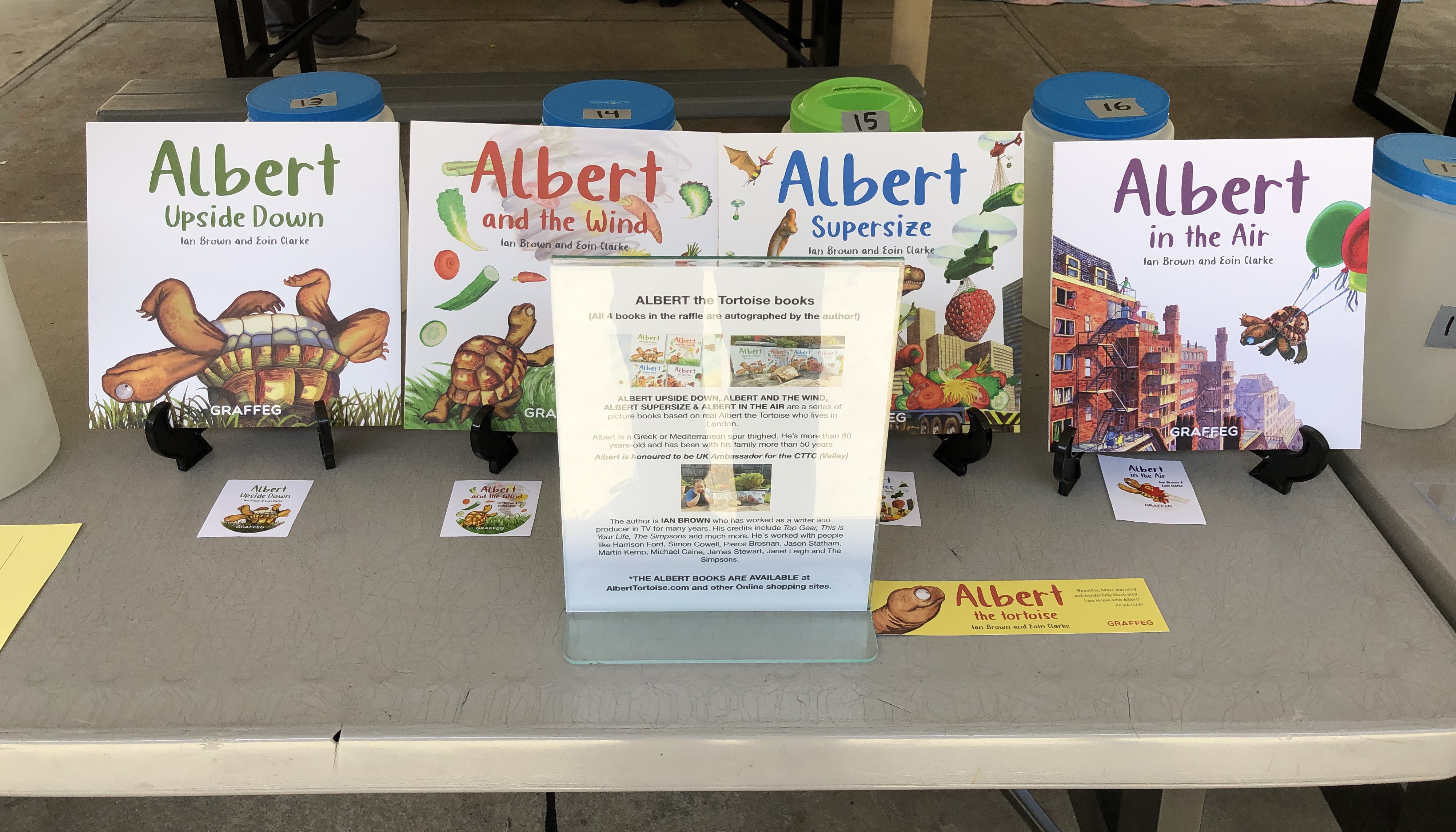 Albert the Tortoise Books: Albert Upside Down, Albert and the Wind, Albert Supersize & Albert in the Air